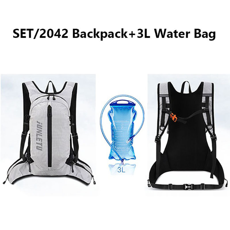 Hiking Backpack Waterproof - 新しいアウトドアスポーツ用バックパック、3L容量のサイクリング用水筒、防水ナイロン製ハイキング用ハイドレーションデイパック。