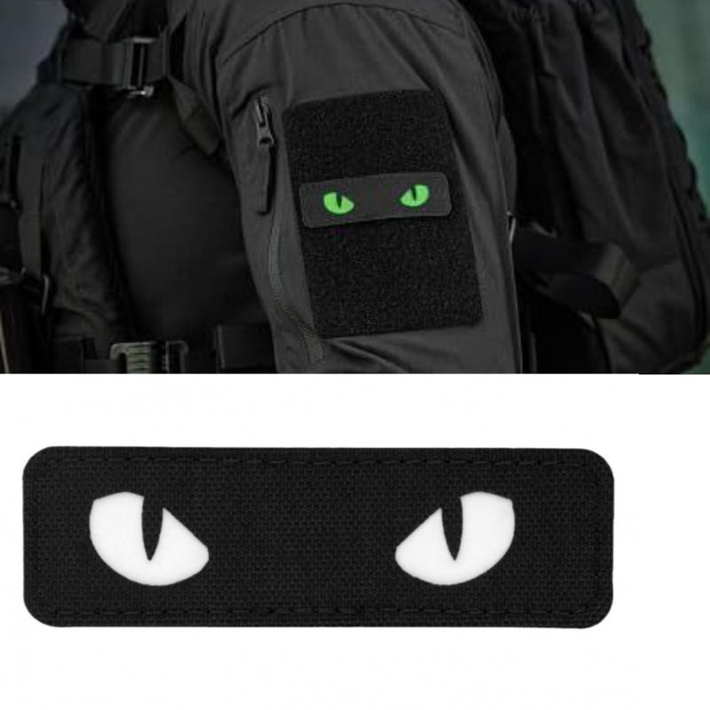 Urban Backpack Tactical - 軍事士気向上用刺繍パッチ、キャットアイパッチ、戦術オートバイバイカータグ、フックアンドループバッジ、バックパック用エンブレム
