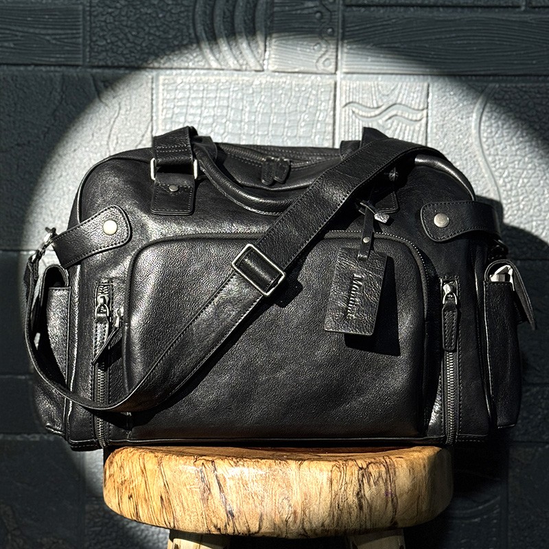 ヴィンテージベジタブルタンニンレザー消しゴムメンズバッグ、カ - Canvas Backpack Casual のレビューと価格