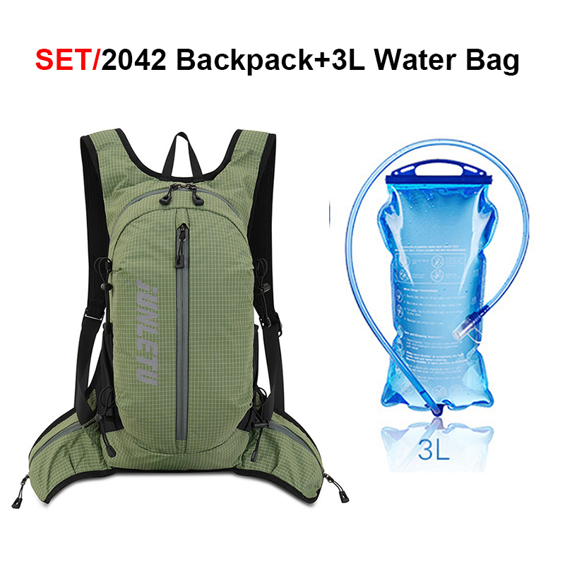 新しいアウトドアスポーツ用バックパック、3L容量のサイクリン - Hiking Backpack Waterproof のレビューと価格