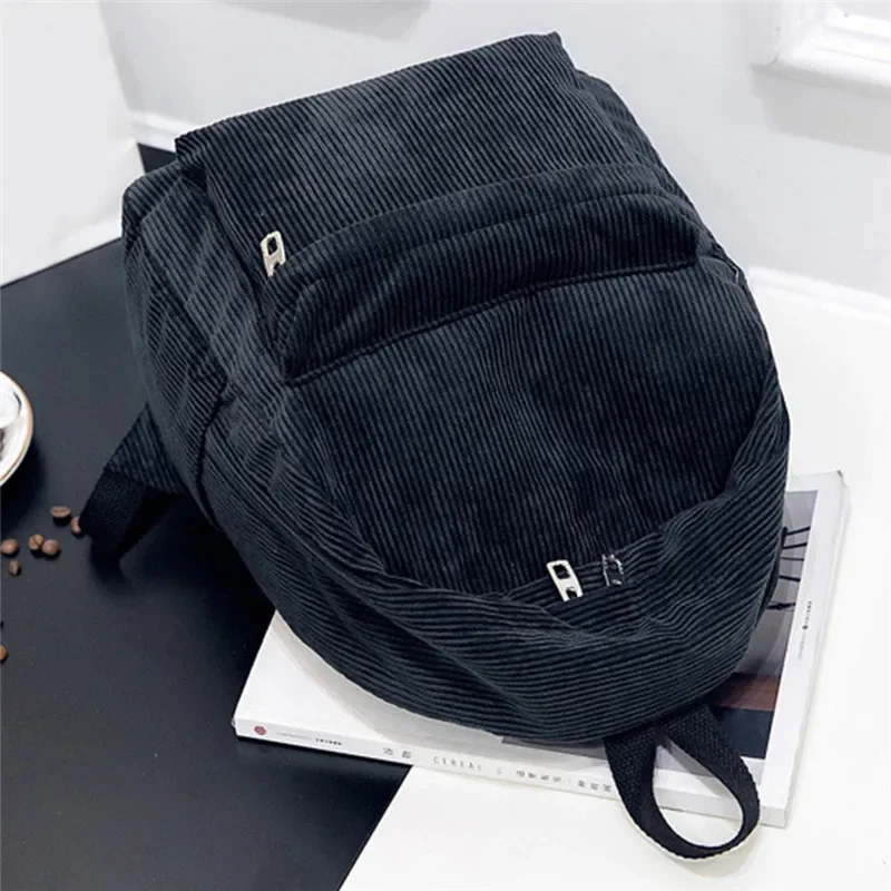 最新トレンドのバックパックファッション。女性用、コーデュロイ - Fashion Backpack Women のレビューと価格